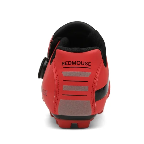 Imagen 2 del producto Zapatillas de ciclismo para hombre y mujer, zapatos antideslizantes con hebilla plana para bicicleta de montaña, todoterreno, triatlón, autobloqueo