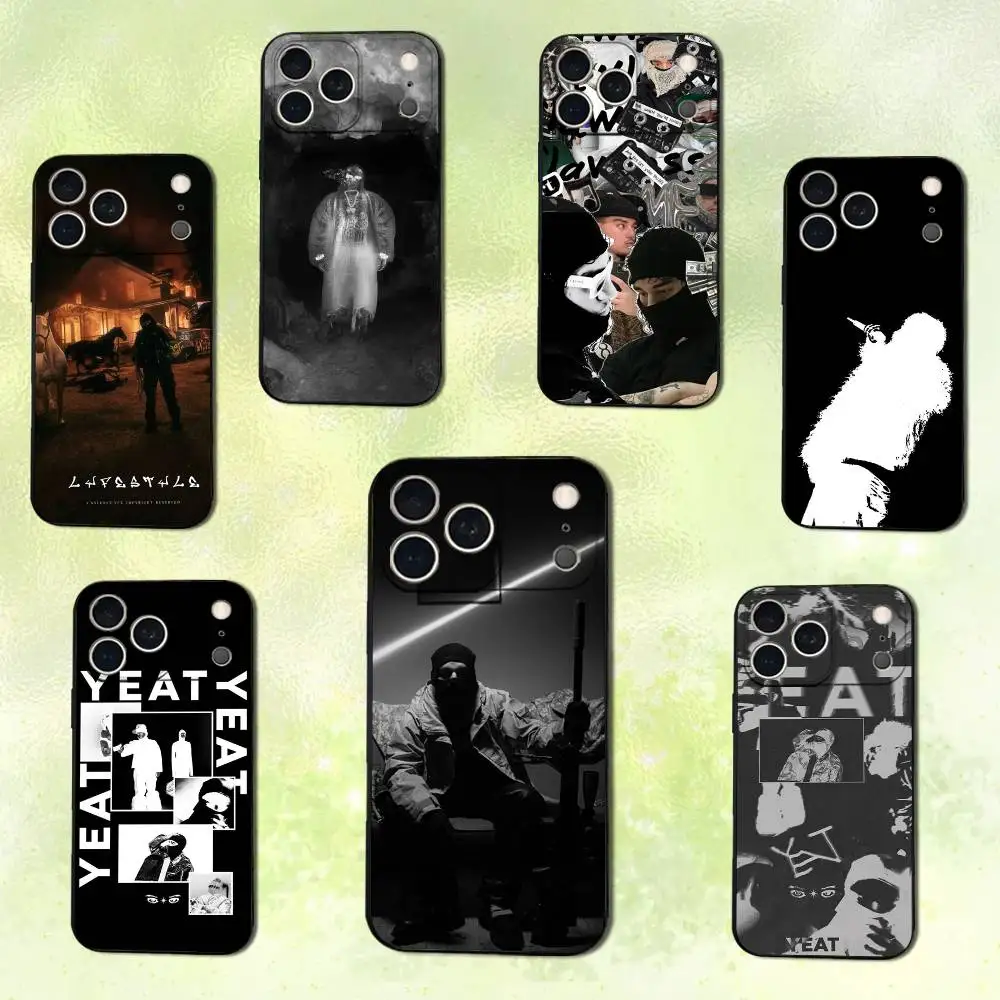 

Y-Yeat Singer L-LYFESTYLE Phone Case For iPhone 14,13,17,12,11,16,15,Plus,Pro Max,XS,X,XR,SE,Mini,Soft Silicone Black Cover