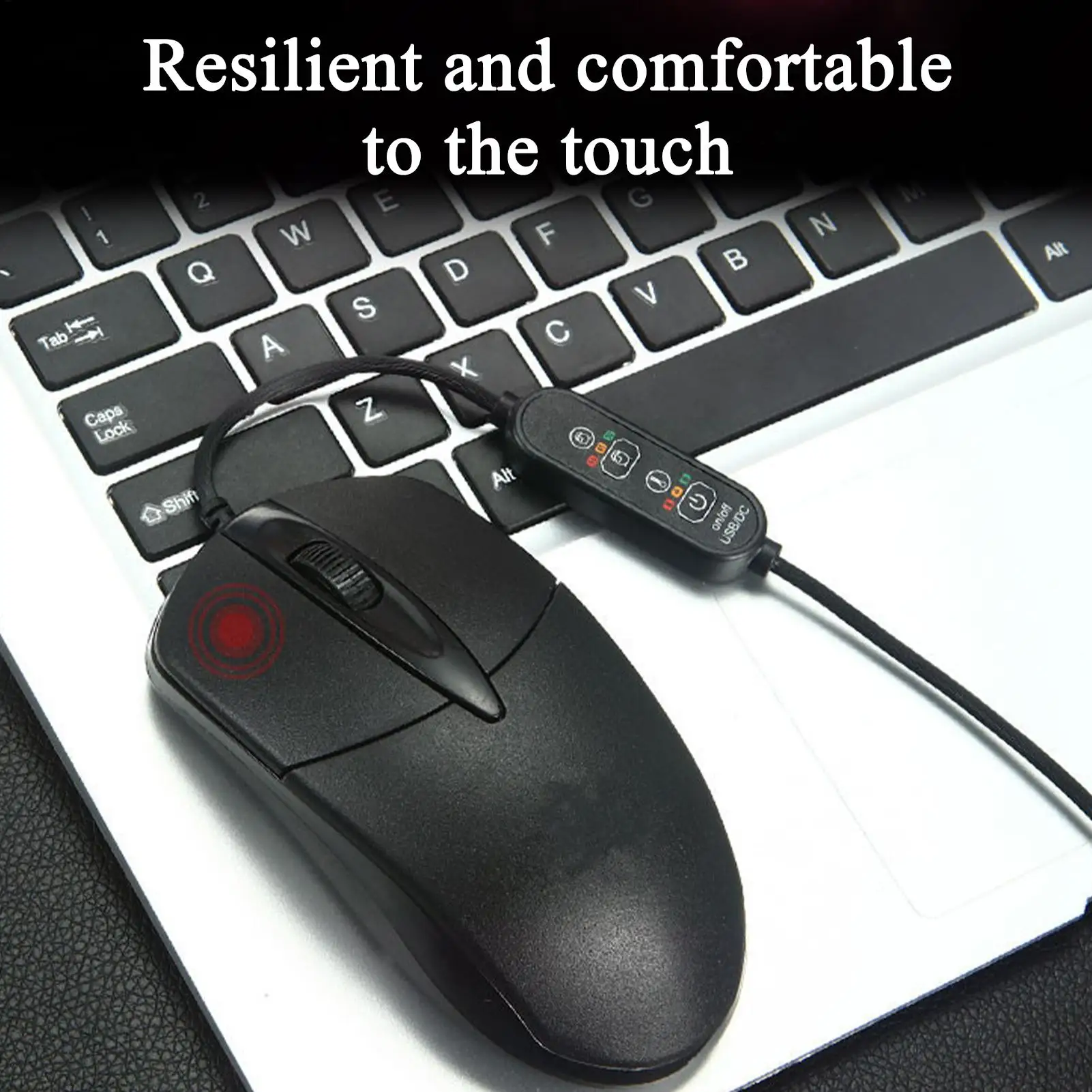 

Heated Mouse Cold Weather Laptop Accessories Warm Computer Mouse for Home Office Apartment School Dormitory Coffee Shop Library