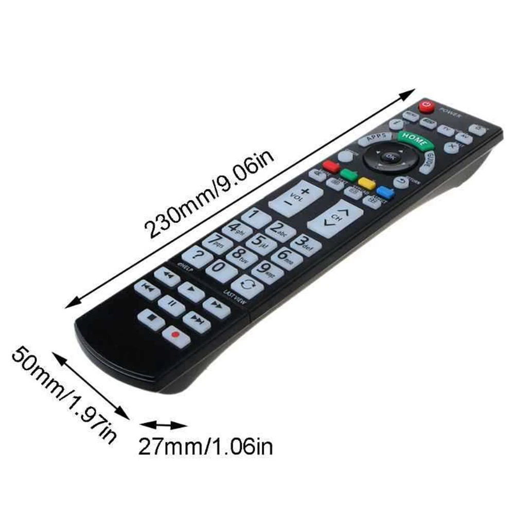 SCLS nuevo Control remoto de repuesto para Panasonic N2QAYB000936 Viera LED LCD HDTV TV TH-55AS5700A TH55AS5700A