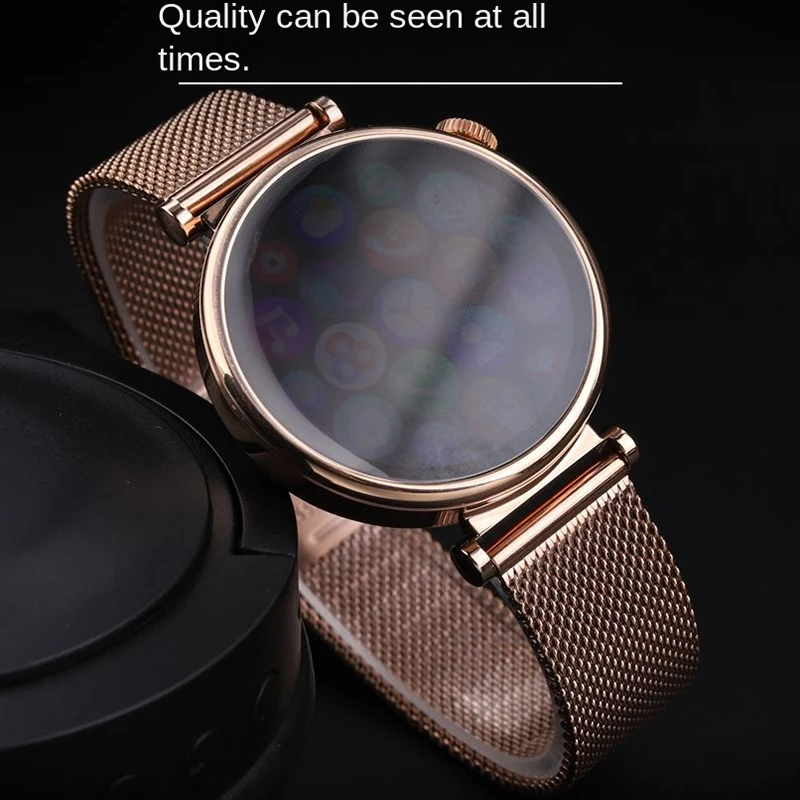 For Garmin New watch Lily 2 Milan Stainless steel watch strap women\'s Lily2 woven mesh strap intelligent metal wristband 14mm