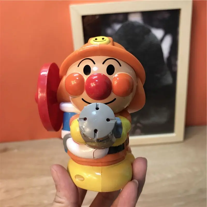 Ampanman-pistola de agua giratoria a mano para niños, juguete creativo de dibujos animados de Anime, ideal para Baby Shower, cumpleaños, periféricos