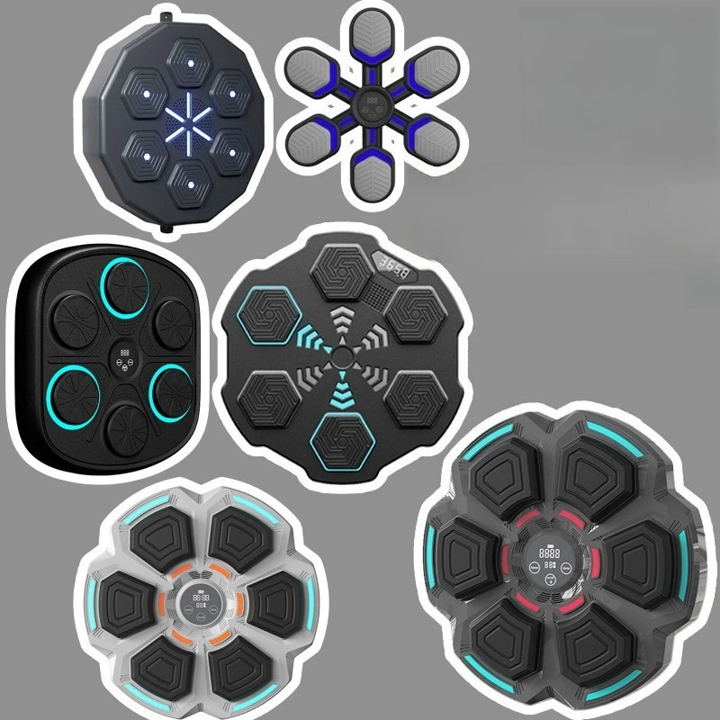Wall Hanging Boxing Training Target, Intelligent Music Boxing Machine, Bluetooth-compatible Punch Pad for Home Workout
