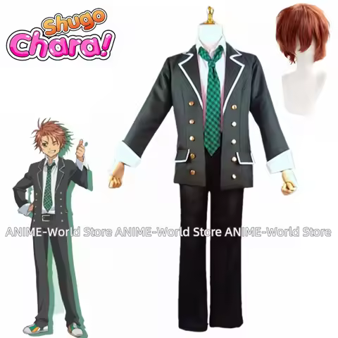 Anime Shugo Chara Souma Kukai Cosplay Costume Suit Custom Size Any Size Wig