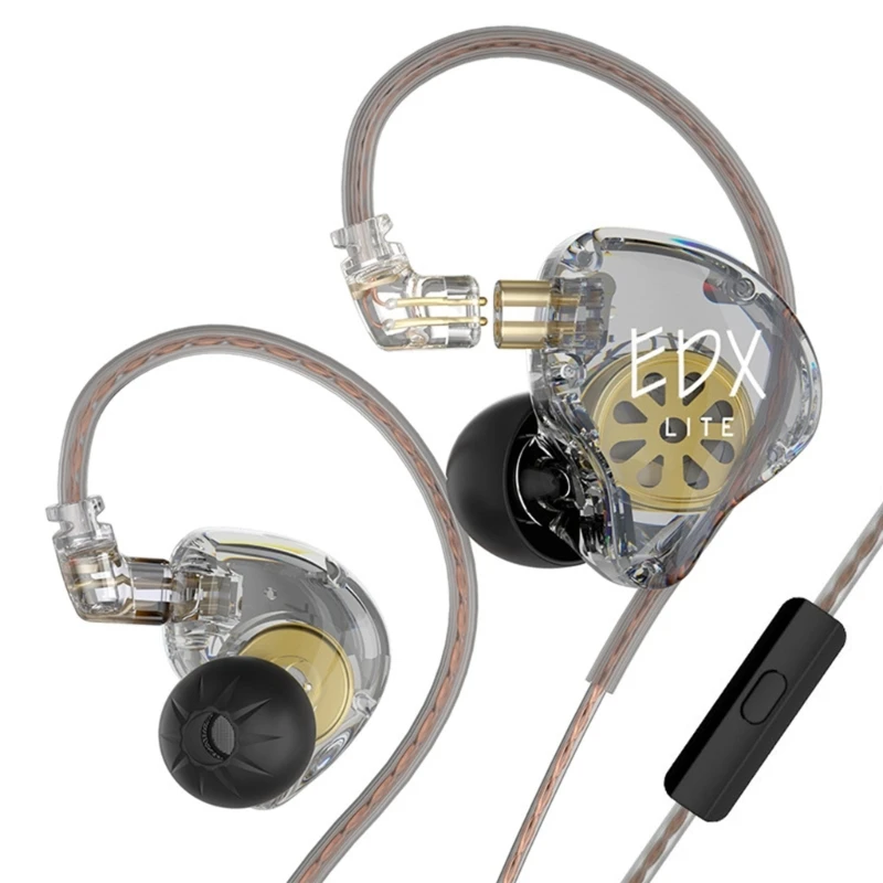 Auricular para baterista músico controlador dinámico súper lineal oído para auriculares EDX Lite con enchufe 3,5mm