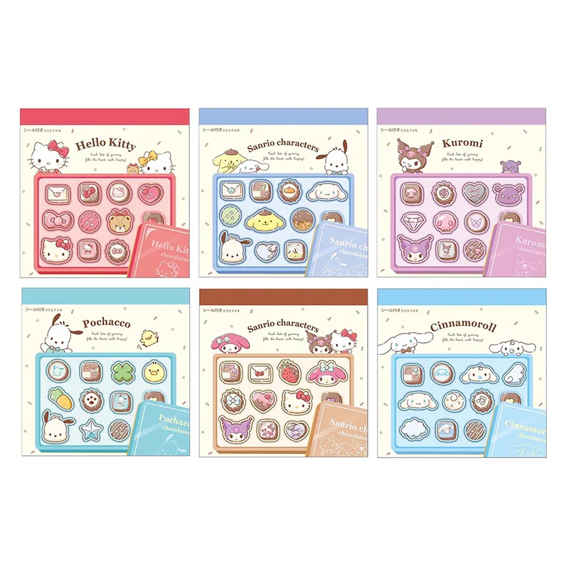 

Kawaii Hello Kitty Memo Book Cute Cartoon DIY Account Material Memo Memo Paper Desktop Accessories Student Gift Wholesale