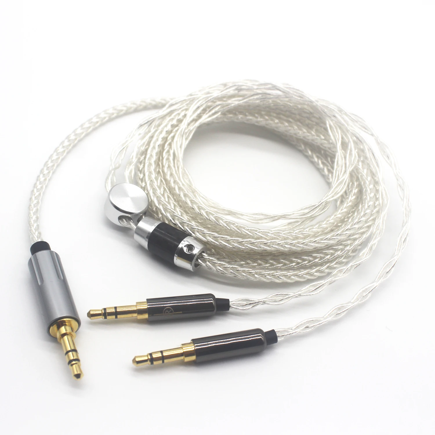 Youkamoo 3.5mm Silver Plated Braided Replacement Upgrade Cable Compatible with Onkyo A800 Philips Fidelio X3 Headphones