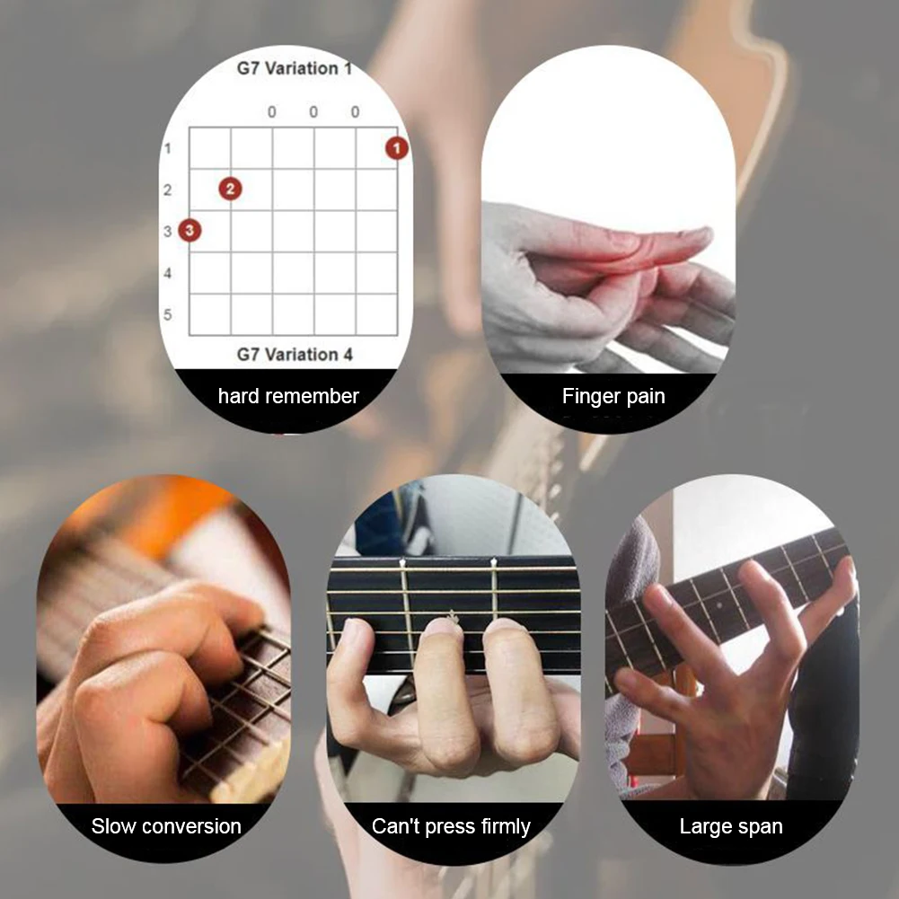 Guitar Chord Helper Guitar Learning Tools Guitar Chord Trainer Guitar Aid Chord Tool Guitar Accessories for Beginners