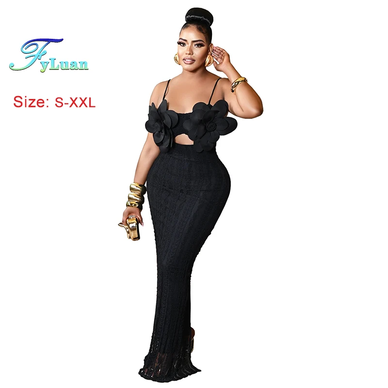 ชุดราตรีออกงานแฟชั่นปี 2025 ชุดเดรสยาวทรงเข้ารูปสำหรับผู้หญิง สายเดี่ยว แต่งลูกไม้ คอร์เซจ โชว์หลัง ยาวกรอมพื้น