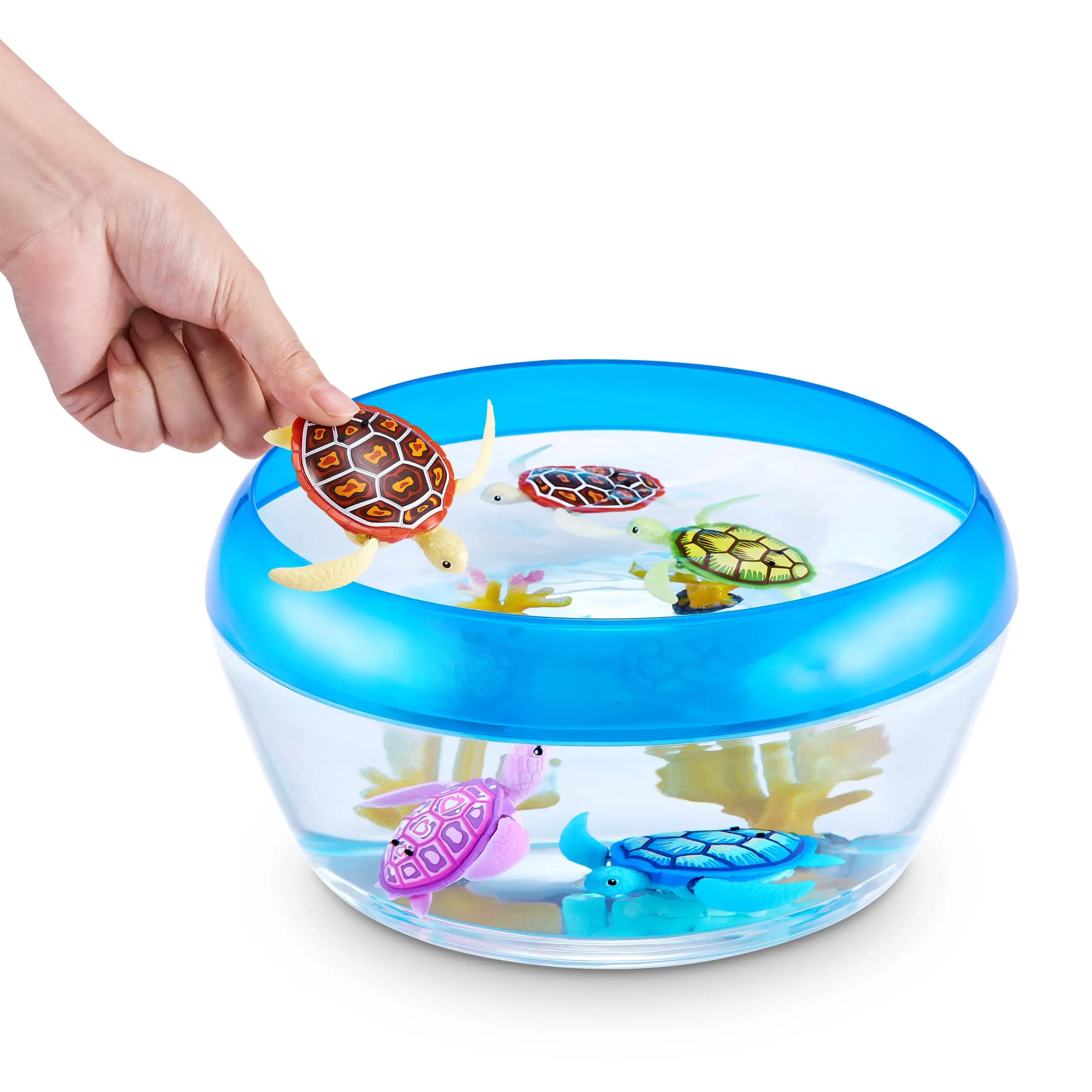 ZURU Robo Alive Robo Turtle Robotic Swimming Turtle Water Activated Electronic Simulation Pet Turtle Children's Bath Water Toys