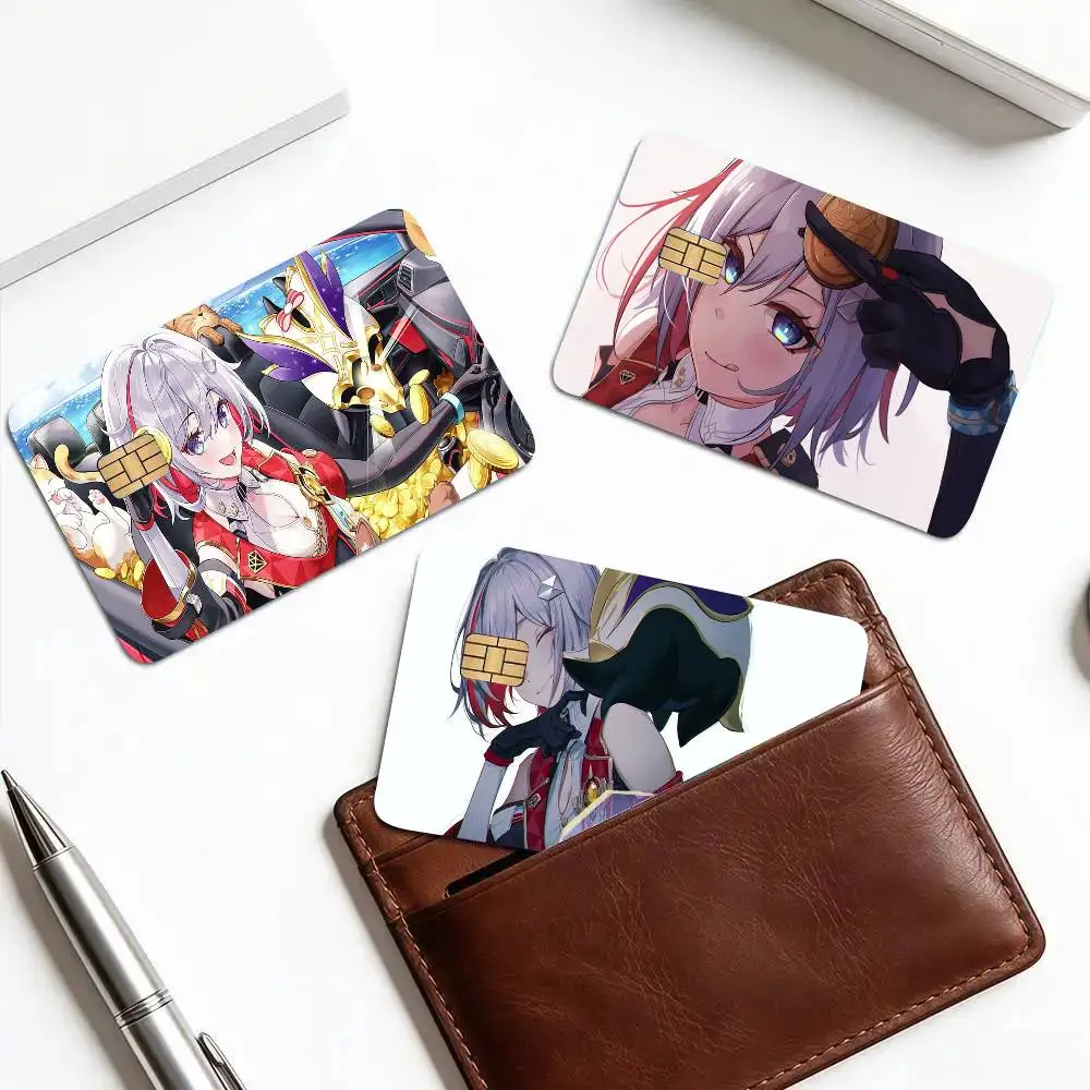 Topaz Animated Game Honkai Star Rail Card Sticker Cartoon Art Credit Card Skin Anti Scratch Bank Debit Card Decal