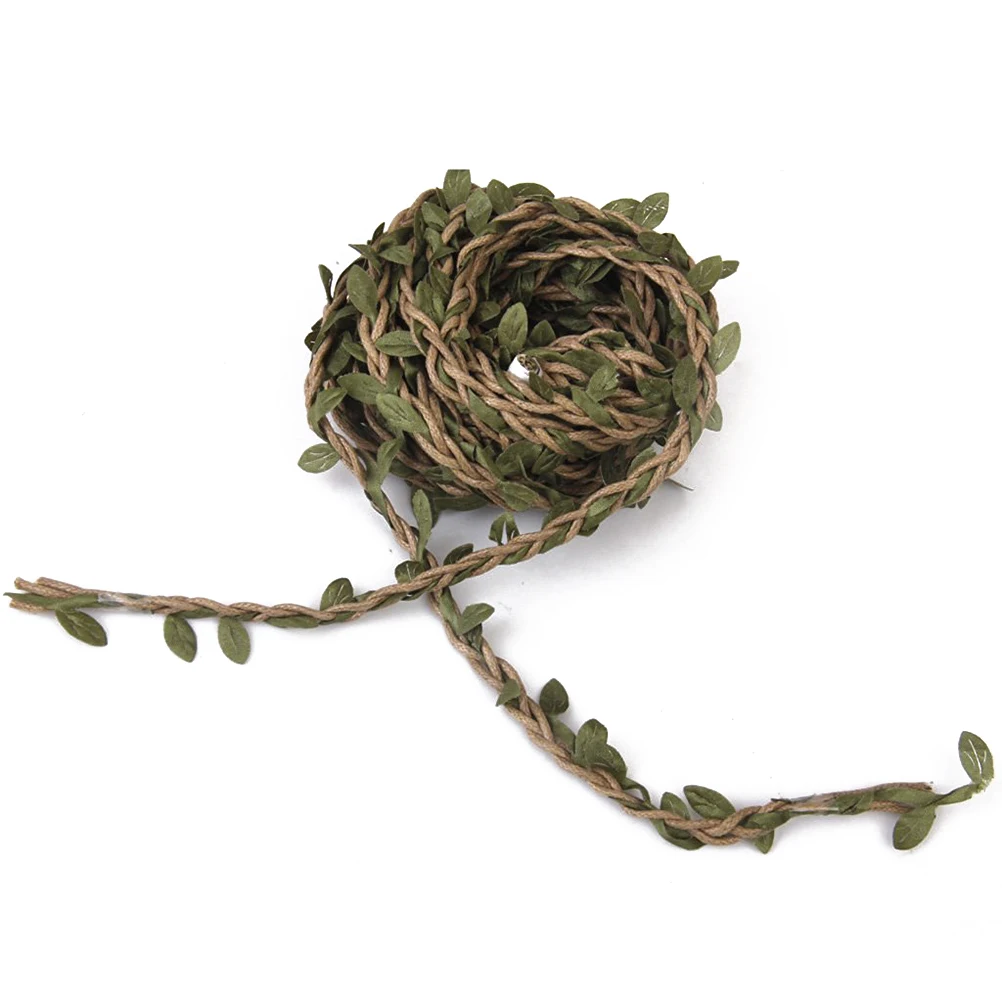 

Rattan Garland 10M Green Leaves Plants Decoration DIY Artificial Leaf Vine Handmade Home Wall Garden Washable