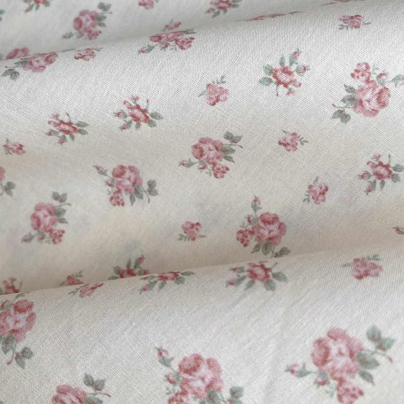 145 سنتيمتر * 50 سنتيمتر صغيرة الأزهار رقيقة نسيج القطن مناسبة ل اليدوية ملابس الحيوانات الأليفة الحجاب لعبة ملابس دمى فساتين ملابس خاصة