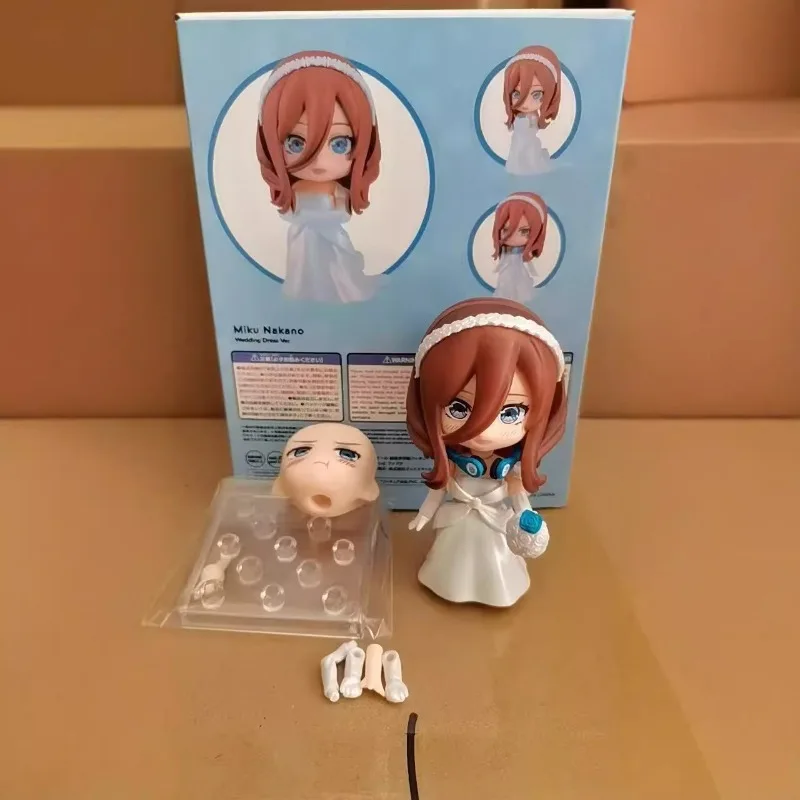 

Fifth-quarter flower wedding Q version Nendoroid 2374 Nakano Mijiu movable face-changing figure model boxed ornaments