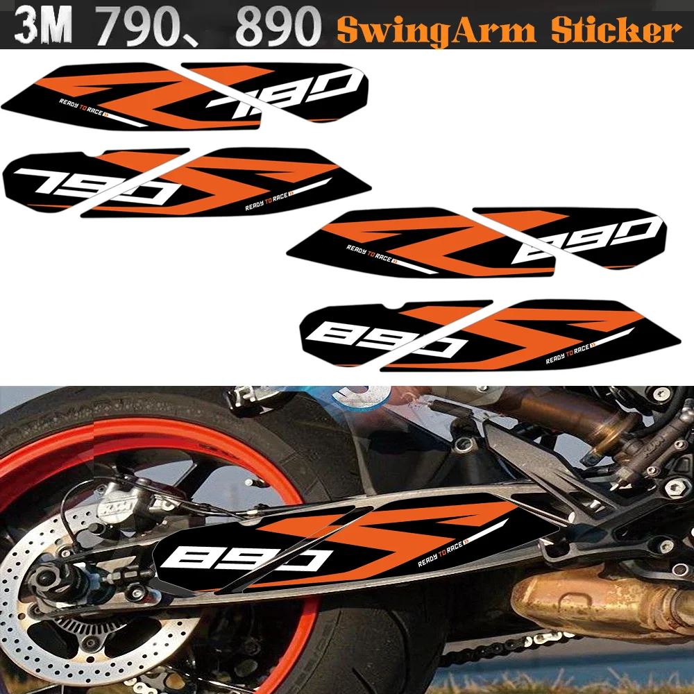 

For KTM Duke 790 890 SwingArm Sticker Motorcycle Accessories Protector Swing Arm Decal Adventure R Duke790 Duke890 Duke890R 2024