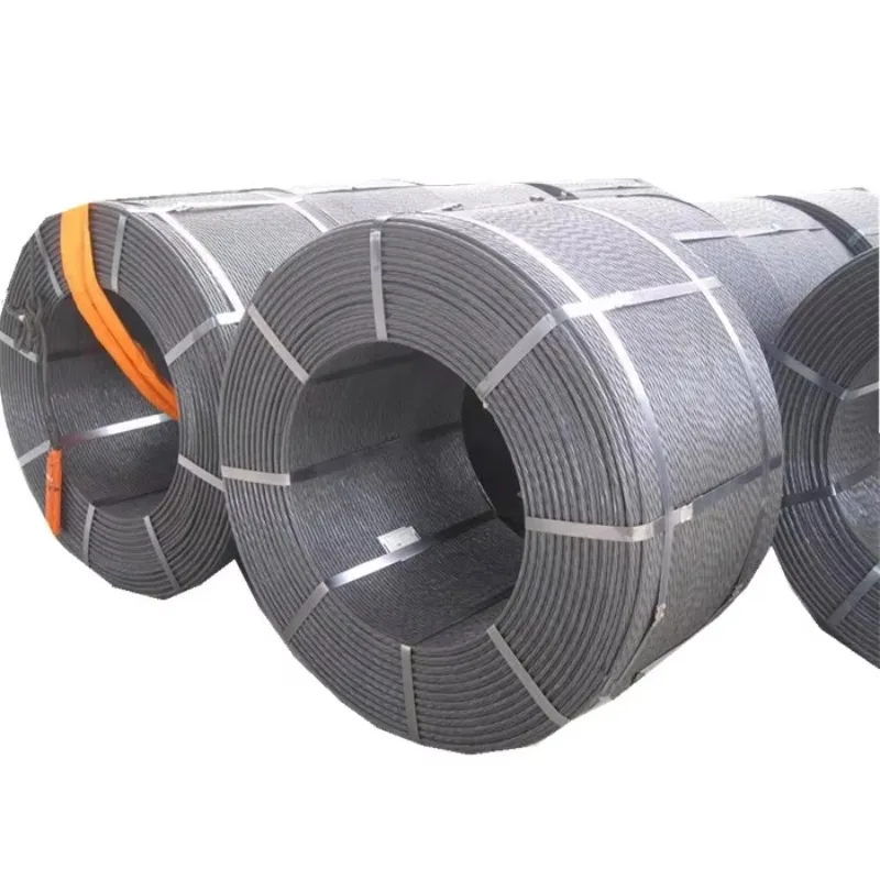 12.7Mm 1x7 wire durable PC steel strand construction material for office building concrete structures