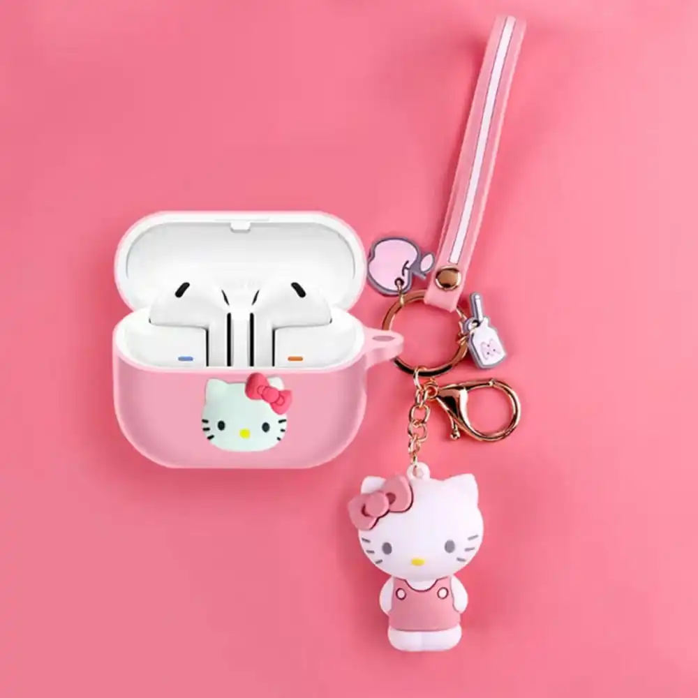 لطيف الكرتون أنيمي سانريو دور سماعة الغطاء الواقي لسامسونج غالاكسي براعم 3 برو رائجة البيع سماعة الرأس ل غالاكسي براعم 3