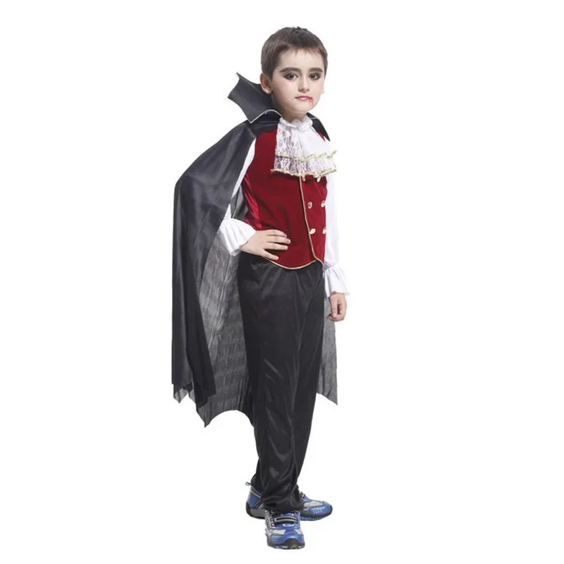 Halloween Kids Children's Boys Vampire Costume School Party Masquerade Show