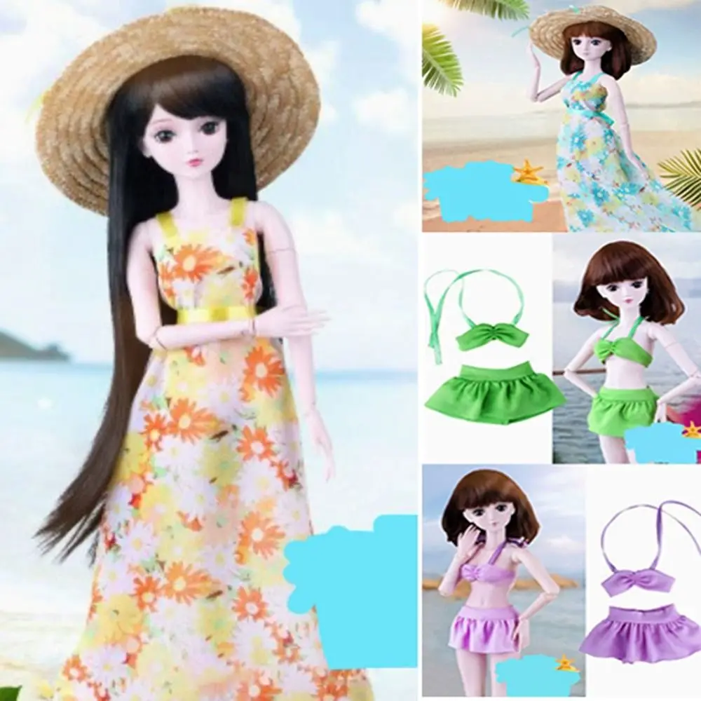 Modepop Badmode Bikini Mini Vrijetijdskleding Zomer Strandkleding Multi-stijlen DIY Accessoires voor 1/3 BJD 60cm poppen