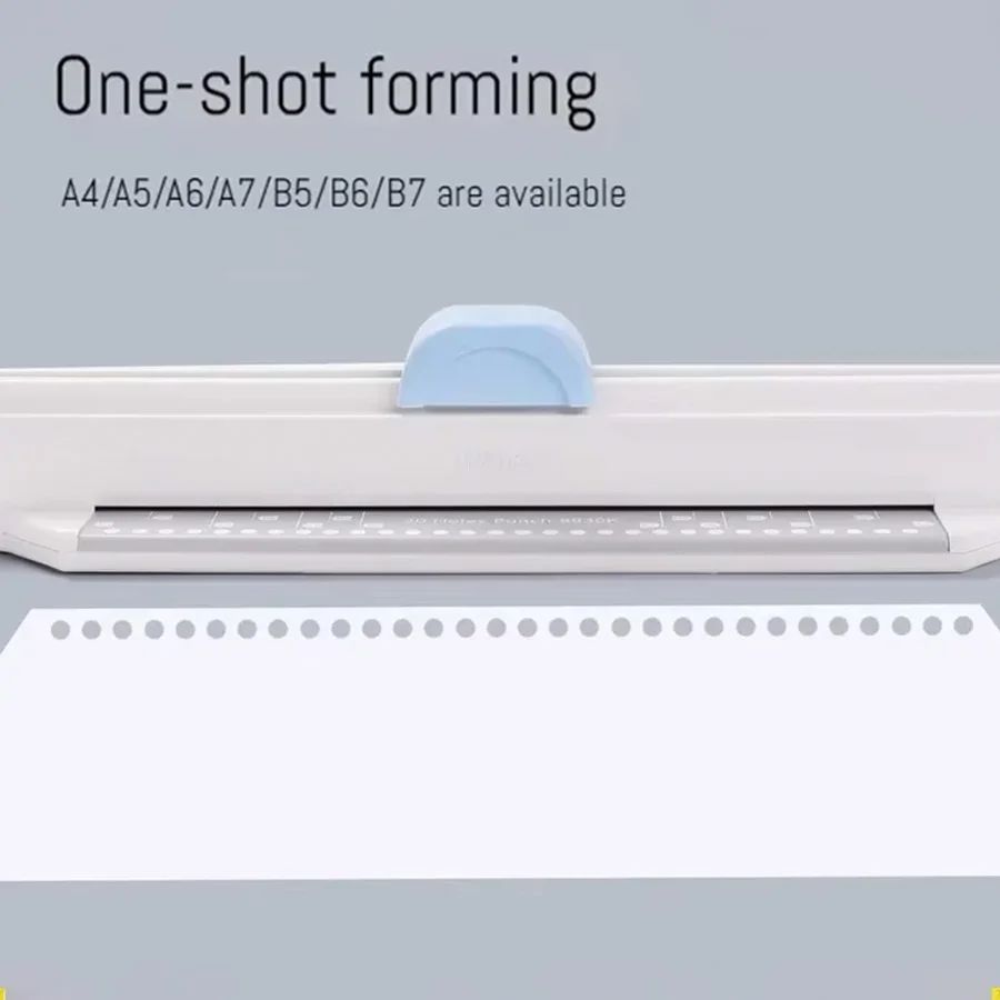 30-hole hand-pushed puncher A4 multi-hole puncher, multi-size paper punching machine home office