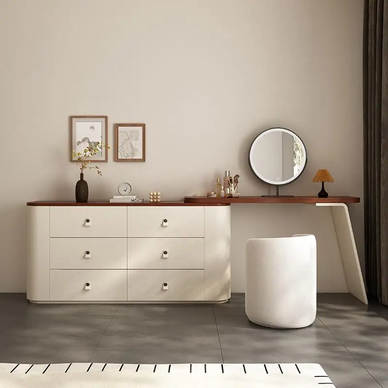 

Modern Trendy Vanity Table Design Premium Luxury Elegant Dressing Table Makeup Aesthetic Tocador De Maquillaje Bedroom Furniture