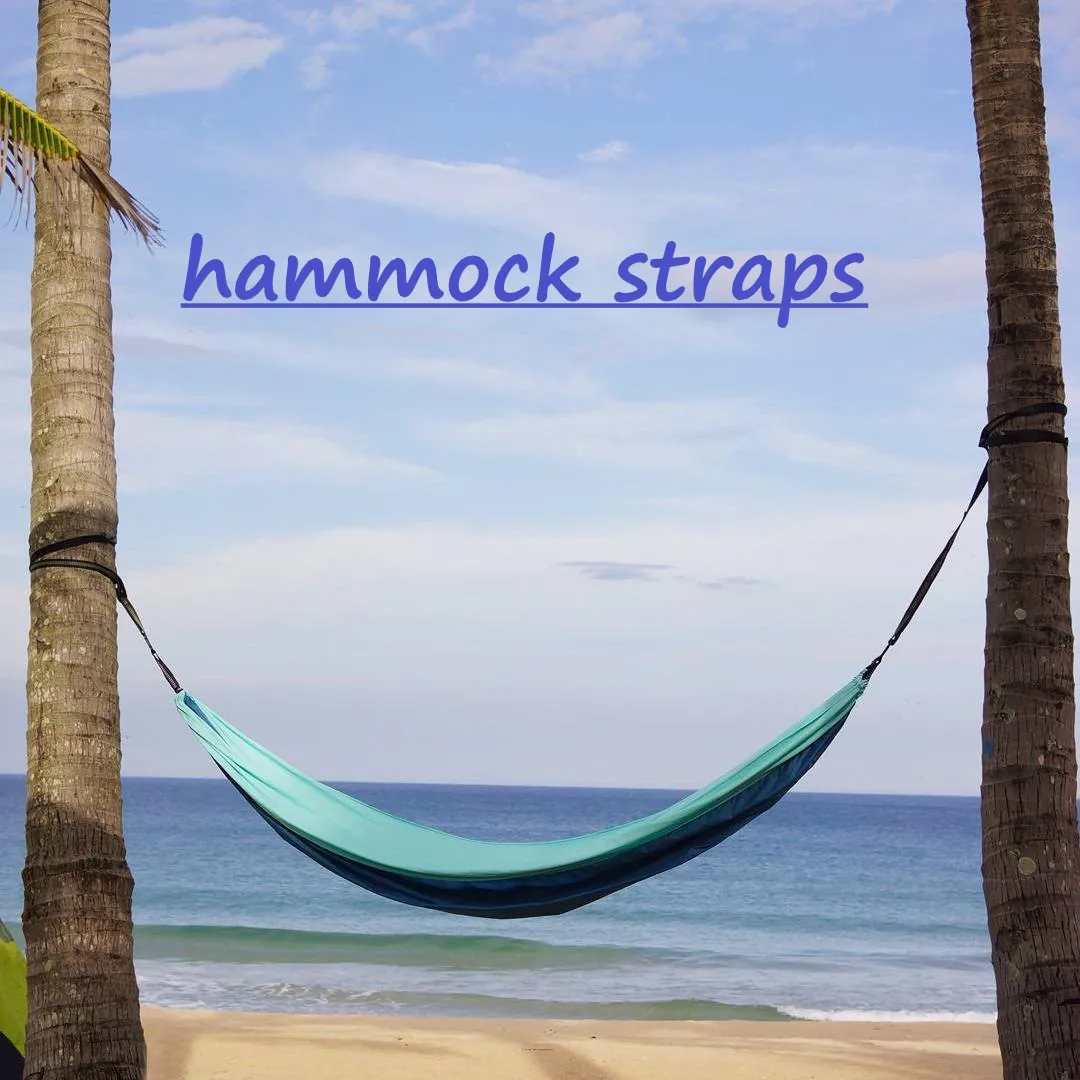 

Rugged Hammock Straps 5 Rings 14 Rings High Load Tackle Black Blue Orange Reinforced Polyester Straps for Outdoor Hammocks