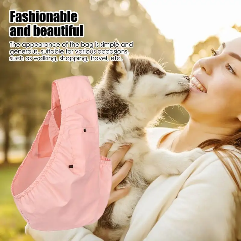 Cat Carrying Sling Stylish Pet Travel Carrier Convenient Breathable Dog Supplies Comfortable Cat Bag Carrier For Puppy Kitten