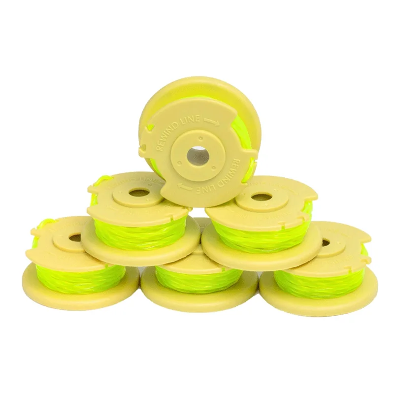 6 Packs for RYOBI Lawn Mower Accessories Spool AC80RL3/AC14HCA