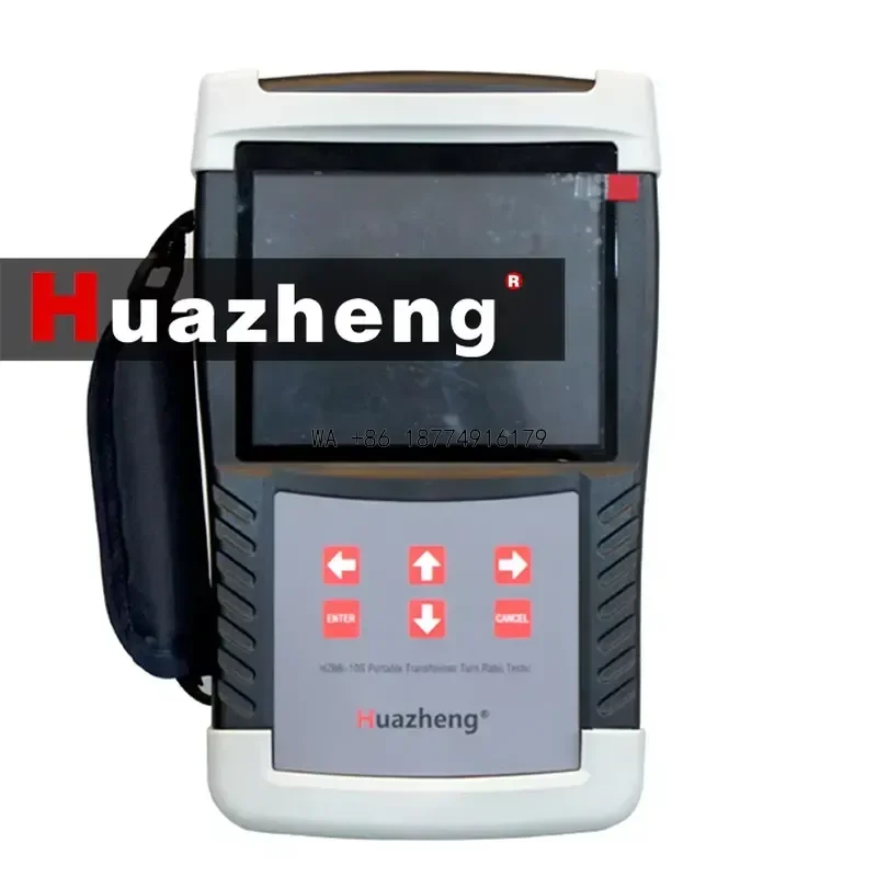 wmwmnu Huazheng Portable TTR Test Set Portable Single Phase Transformer Turn Ratio Tester