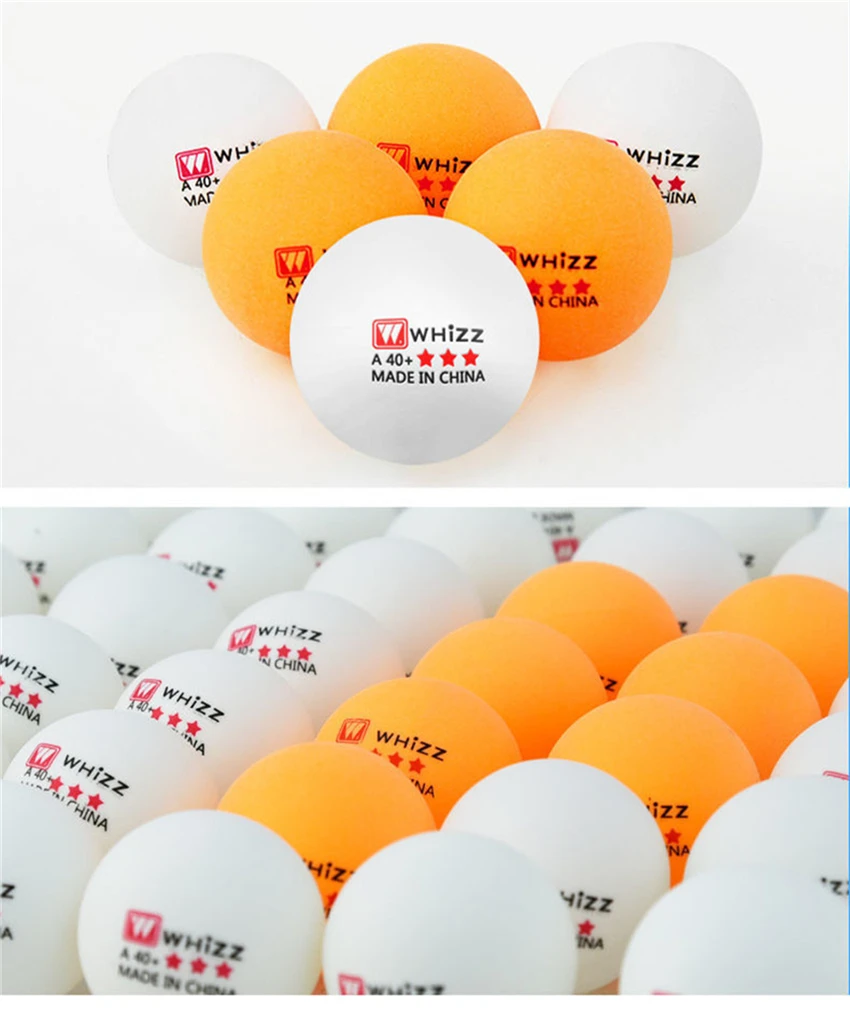 3-Star 50/100 PCS Tischtennisball National Standard ABS 40+ Hochelastische Tischtennisbälle Trainingsbälle – Detail 1