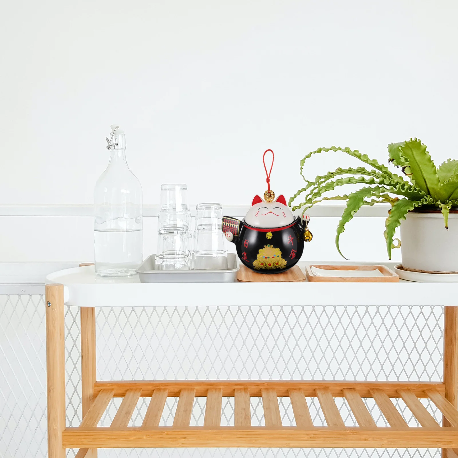 

Moisture Proof Tea Container Ceramic Canister for Herbal Tea Coffee Storage Kitchen Organization Decorative Sealing Jar