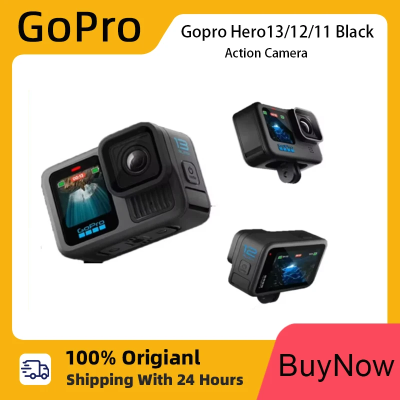 Gopro Hero 13 HERO 12 Hero 11 10, черная экшн-камера Gopro Hero 13, черная камера, 100% оригинал