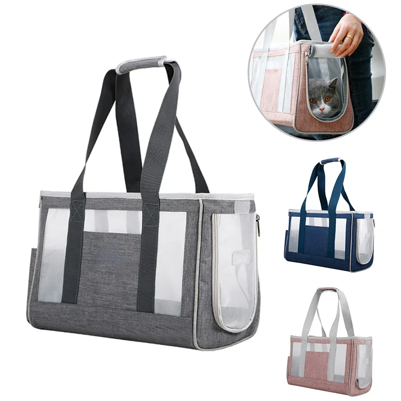 Cat Carrier Bag Breathable Transporter Pet Bag Portable Puppy Single Shoulder Bags Travel Pet Carrier for Cat Dog Pets Handbag