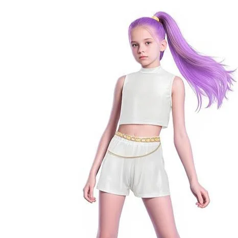 2025년 인기 소녀 수트 애니메이션 K팝 데몬 헌터 의상과 인기 가수 여성 어린이 가발 세트 할로윈 의상이 짝을 이루고 있습니다.