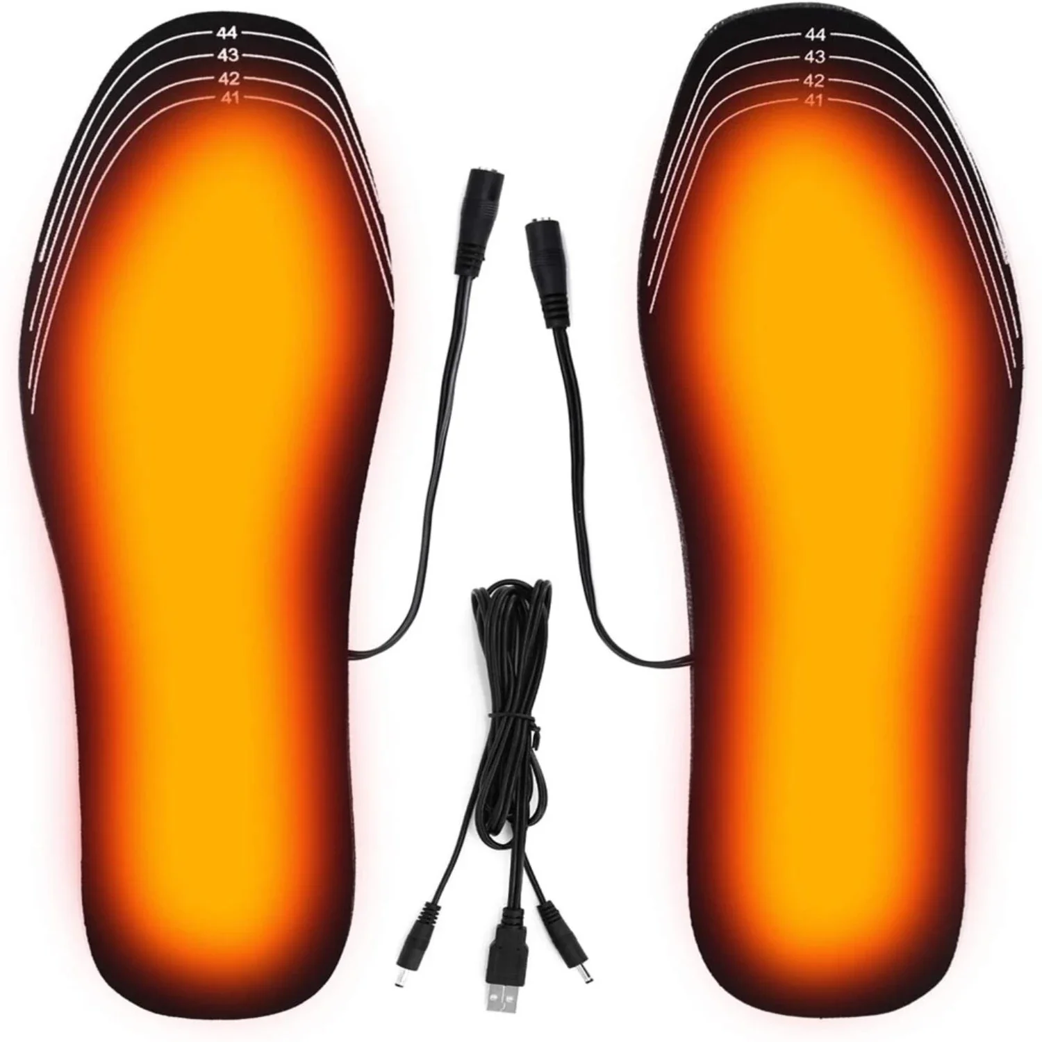 

USB Heated Shoe Insoles Foot Warming Pad Feet Warmer Sock Pad Mat Winter Outdoor Sports Heating Insole Winter Warm