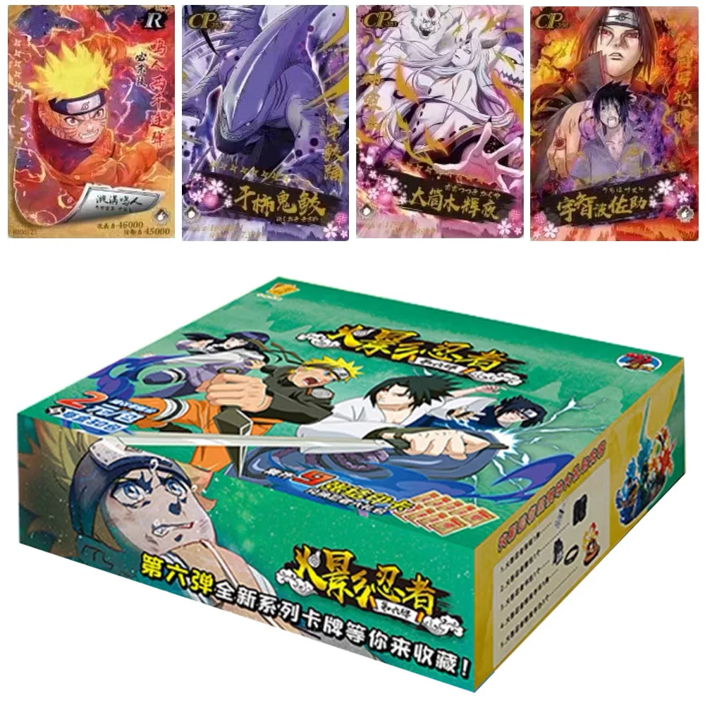 

Wholesale Naruto 2m06 Cards Uzumaki Sasuke Ninja Game Collection Rare Cards Box Flash Cards Toys For Children Christmas Gift