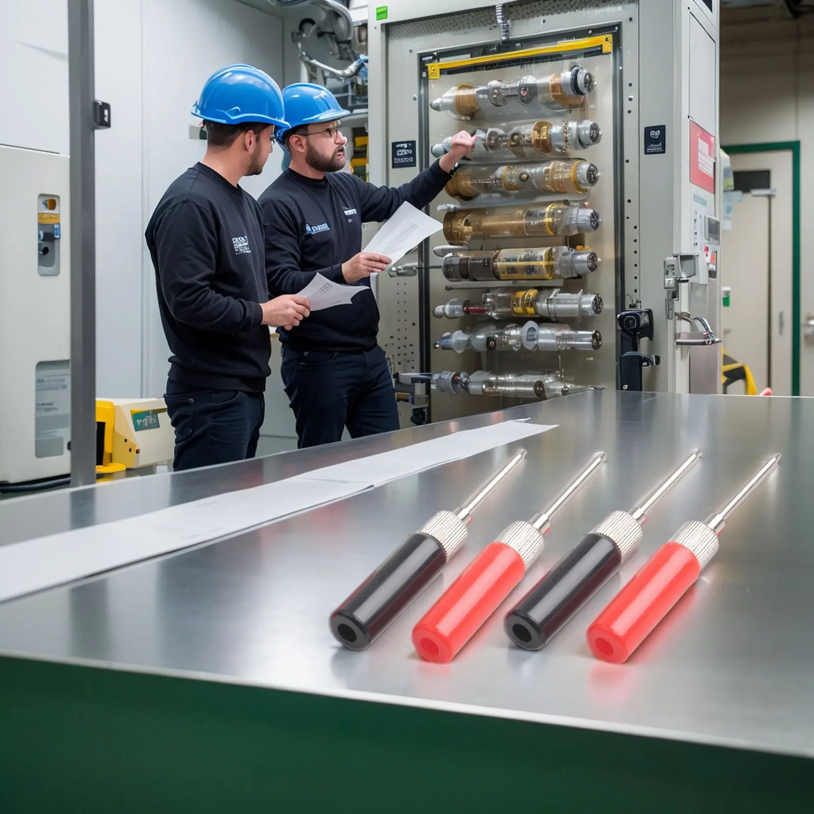 Multimeter Spring Electrical Test Probe Tip Hook Wire Connector Stainless Steel Test Probe Tip Hook Wire Connector