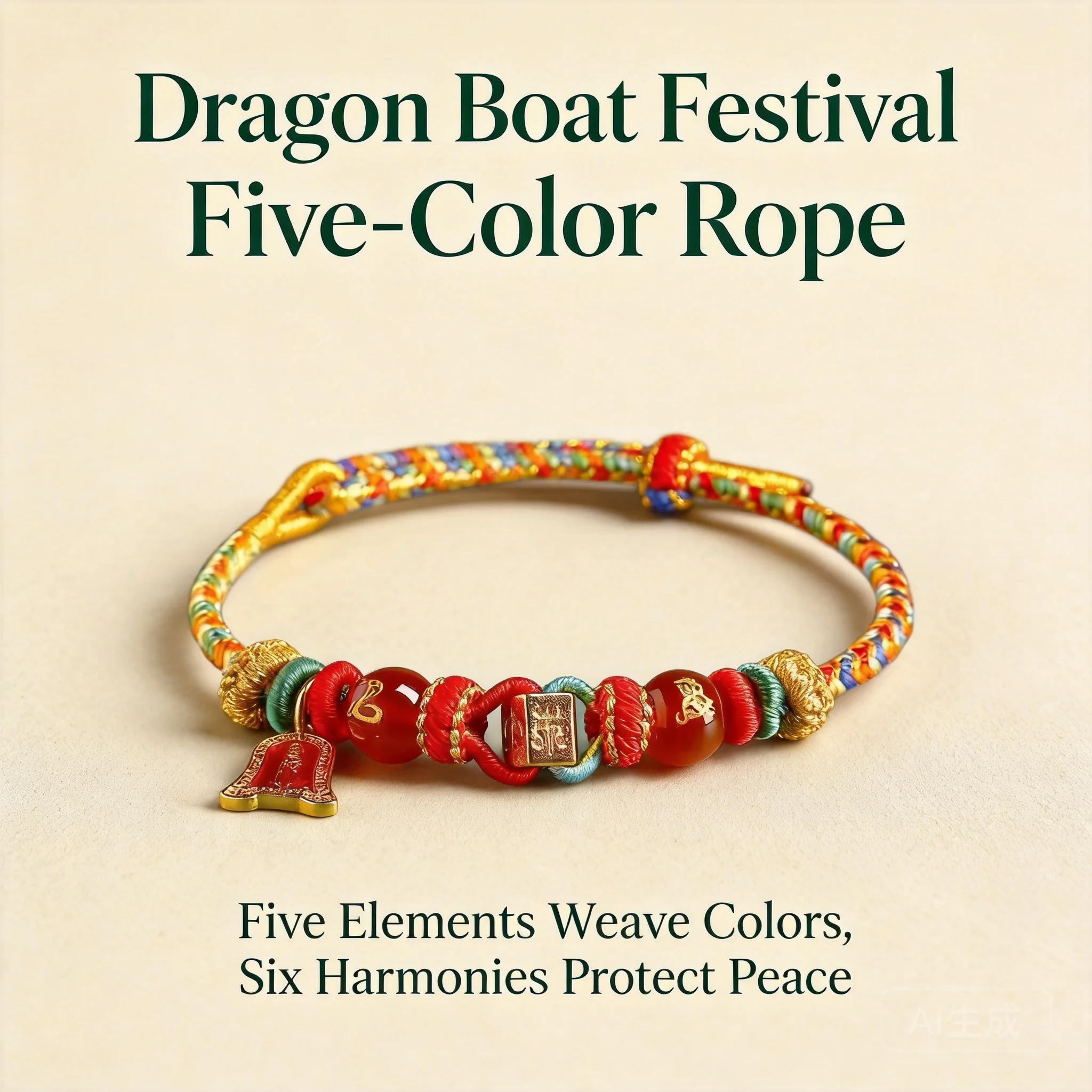 

Chinese Feng Shui 12 Zodiac Liuhe Handwoven Multicolor Bracelet Lucky Blessing Fortune Adjustable Jewelry For Women Men Festival