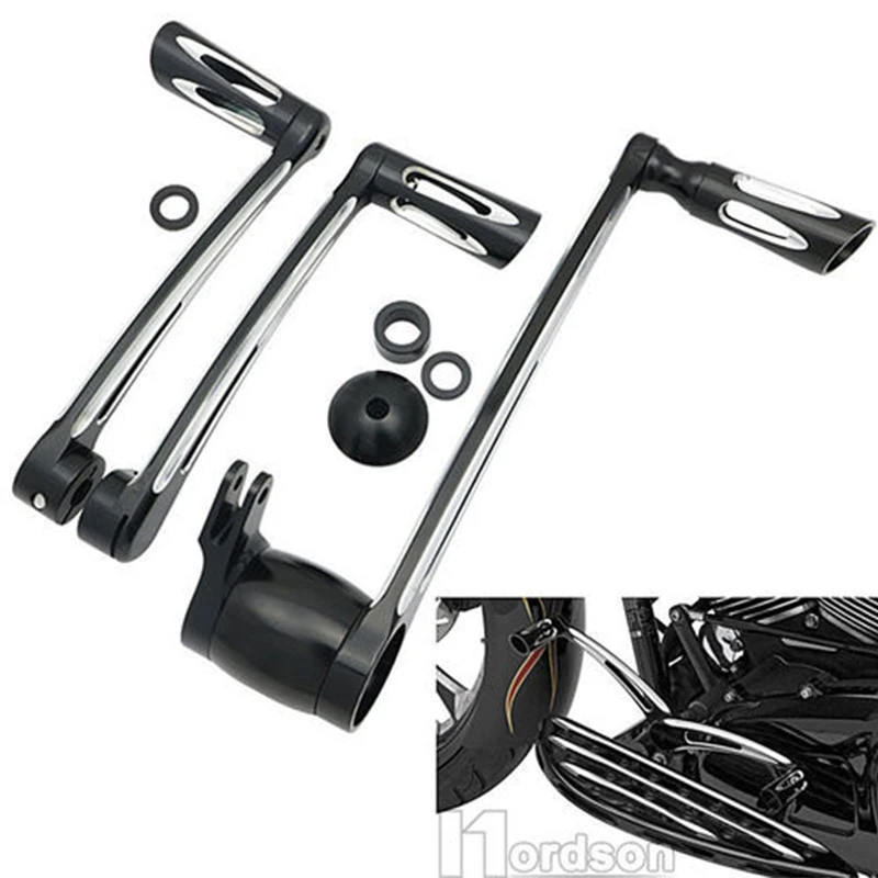 Suitable For Harley Tourist Road King Classic Street Electric Glide Shifter Motorcycle Black Handle Shift Lever Brake Arm Pedal