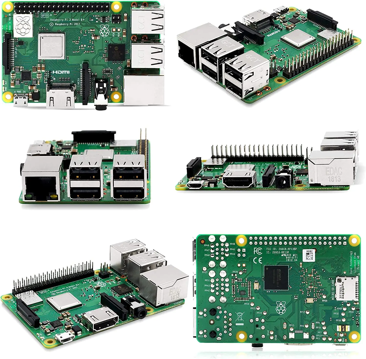 AIsmartlink Original RS E14 UK Raspberry Pi 3 Model B+ 3B Plus Electronic Board 3.3V-14.5V P-Channel FET