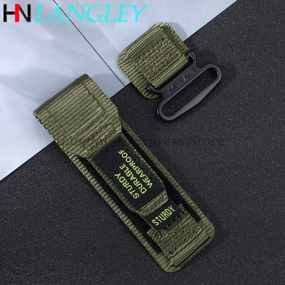 20 مللي متر 22 مللي متر النايلون حزام لهواوي ساعة GT 4 GT4 46 مللي متر الفرقة سوار ل Forerunner 255/265/965 معصمه الرجال الرياضة العالمي الفرقة