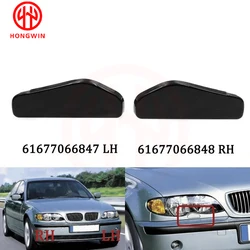 For BMW E46 316i 318i 320i 325i 330i 1998-2005 Front Bumper Headlamp Light Washer Nozzle Cap Spray Cover 61677066847 61677066848