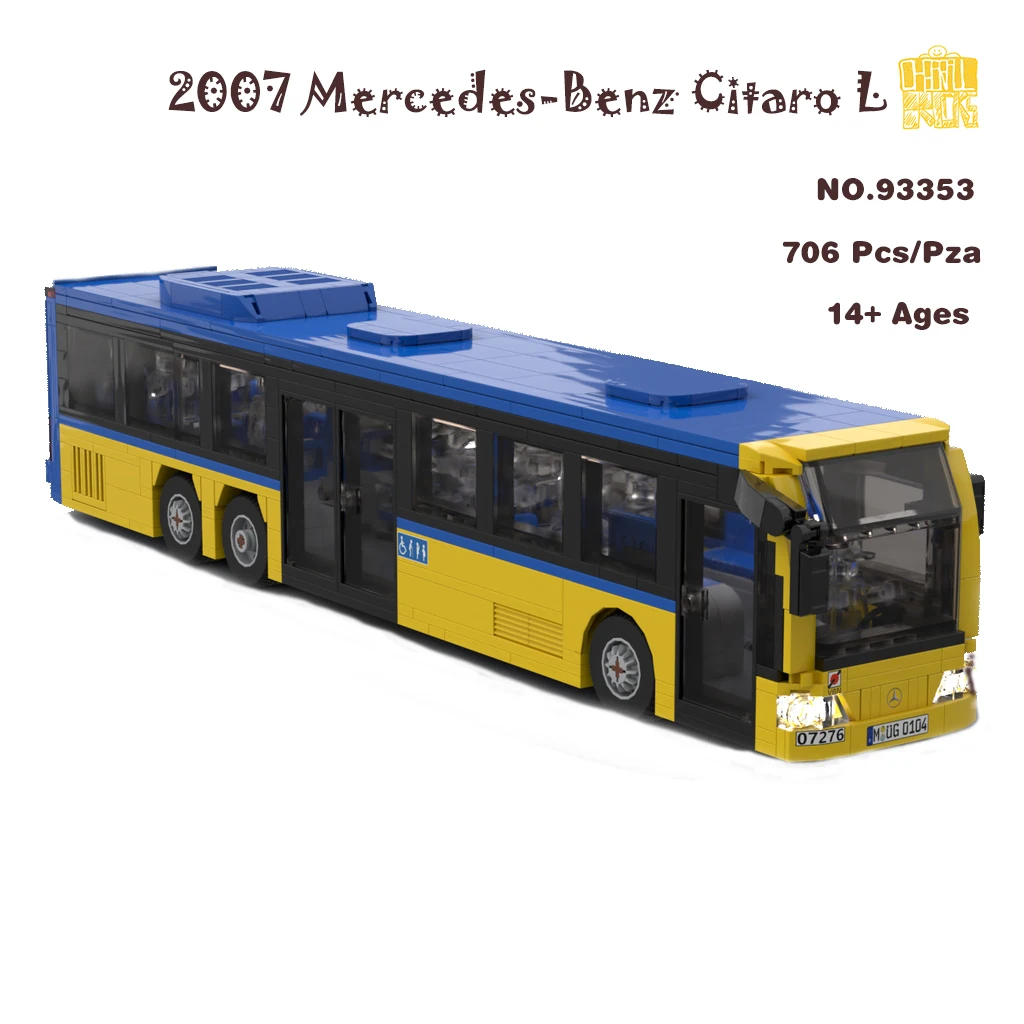 

MOC-93353 2007 M-Ben C L BUS Model With PDF Drawings Building Blocks Bricks Kids Educational DIY Toys Birthday Christmas Gifts