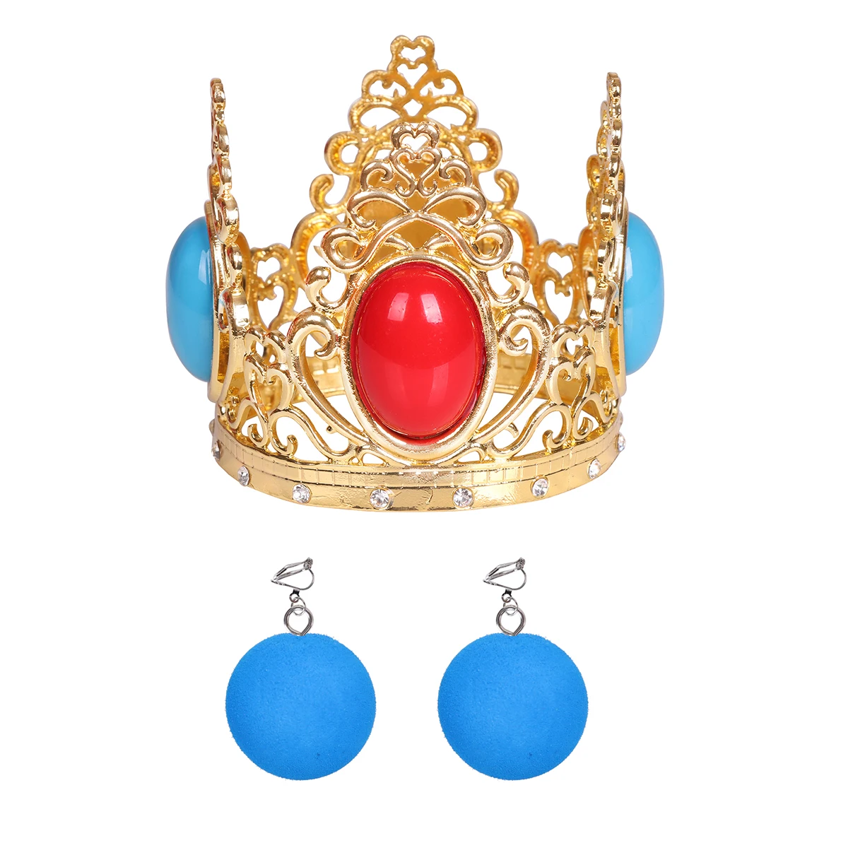 

Kyo Metal Crown and Earring for Princess Peach Cosplay Accessories