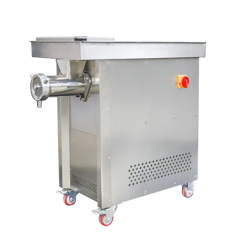Commercial electric chicken mince and sausage grinder