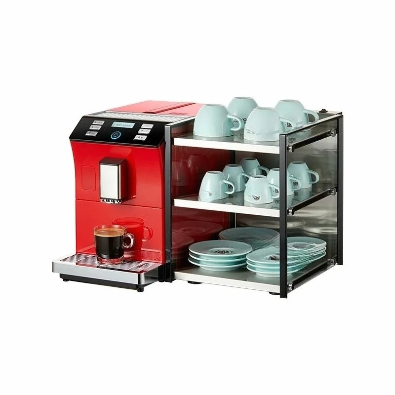 Customize Logo Electric Automatic Smart Espresso Maker 19bar Brewing Americano Home Office Hotel Use Bean to Cup Coffee Grinder