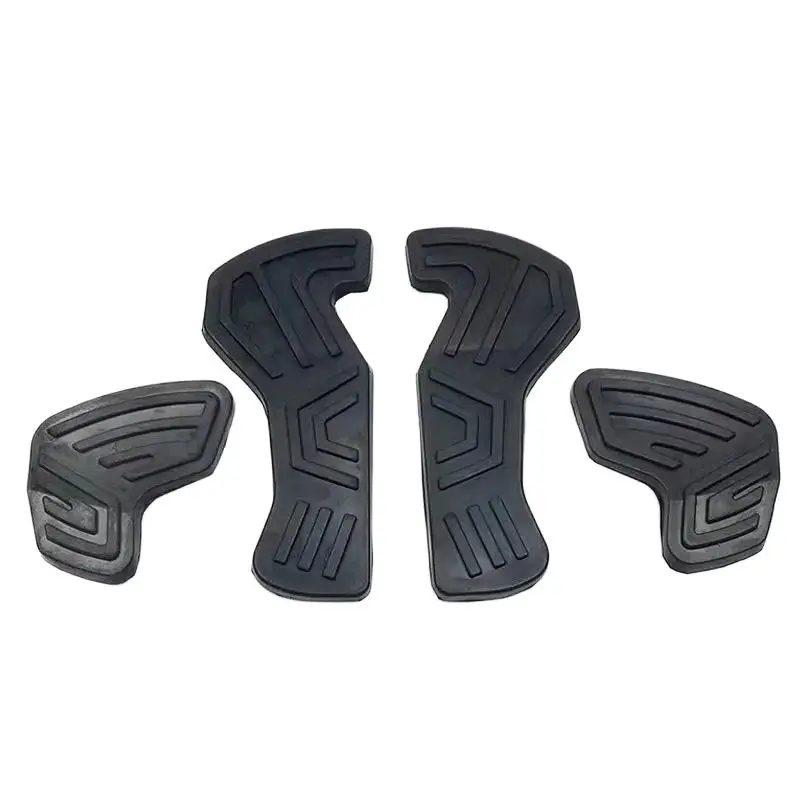 For Excavator R150/215/225/305-7 Foot Pad Leather Walking Rest Foot Pedals Leather Rubber Sleeve Accessories