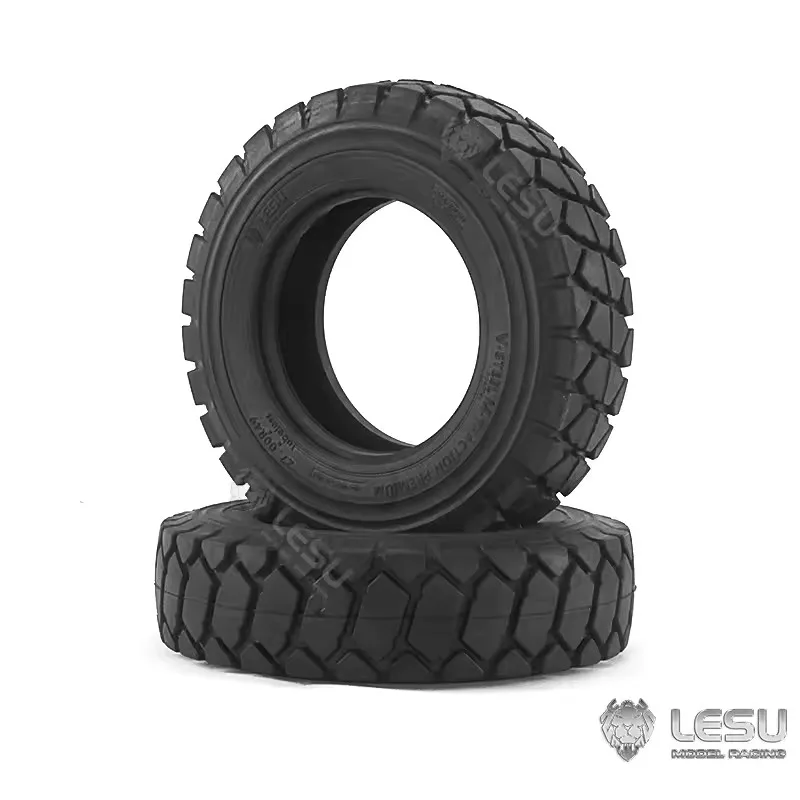 RC 1/14 Simulation Rubber Tire for Tamiya Hydraulic Excavator Loader Dump Truck for SCANIA MAN VOLVO Trailer Tipper DIY Parts