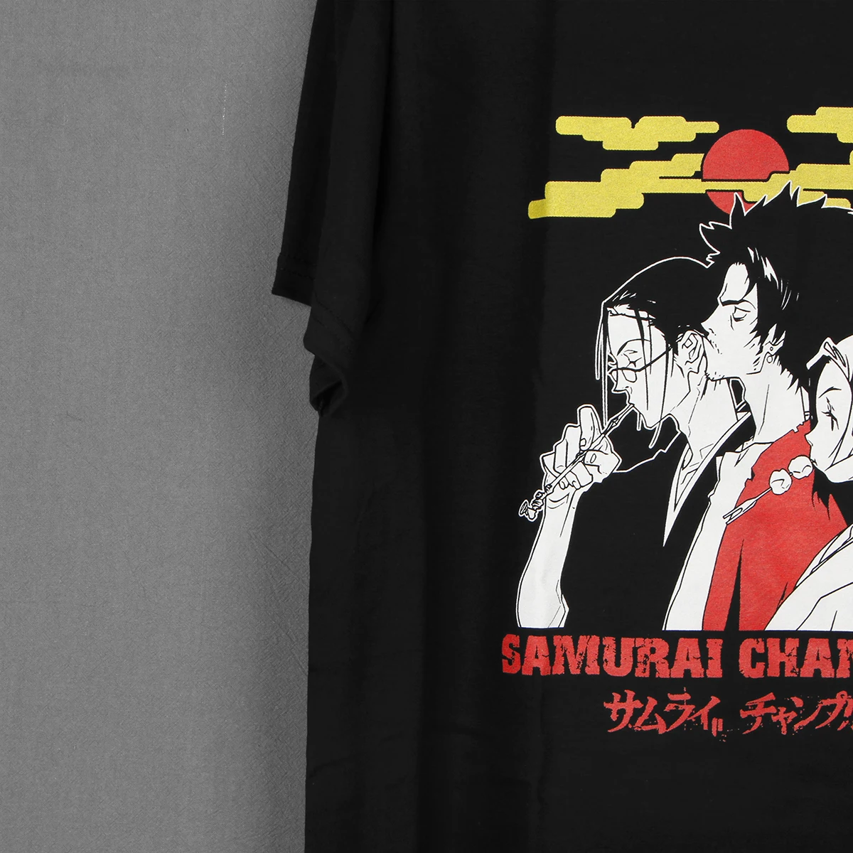 Samurai Champloo T-Shirt Japanese Anime Shinichiro Watanabe Cowboybebop Men Summer Cotton Tee Shirt