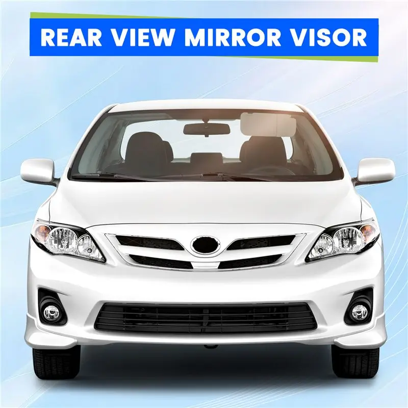 For Toyota Auris Corolla 2007 - 2013 Car Interior Sun Visor With Mirror Sun Shade Left Driver-A61E - view 4